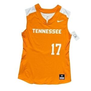 Nike Orange & White Tennessee “17” Jersey Tee M